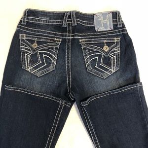 Hydraulic Lola Boot Cut Distressed Jeans 9/10 EUC